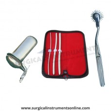 Hegar uterine dilator 3 pieces set,3-4, 7-8, 9-10, pinwheel, collin large